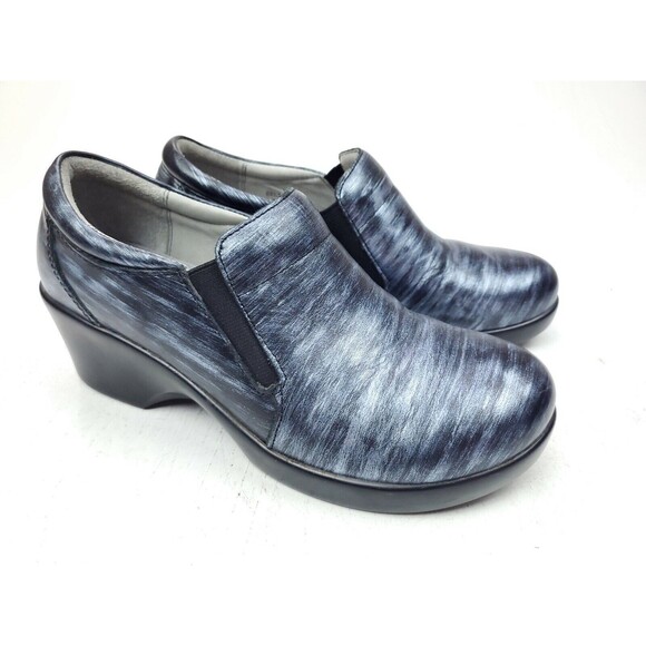 Alegria Womens ERY-827 Leather Round Toe Clog Shoes Size EUR 37 US 7-7.5 - Picture 5 of 9